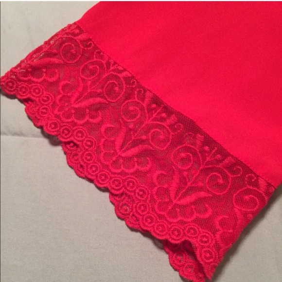 Jealous tomato faux wrap lace bell sleeve blouse - Picture 3 of 7